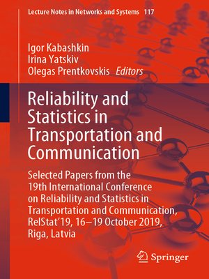 cover image of Reliability and Statistics in Transportation and Communication